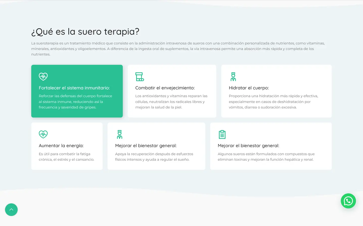 Sitio de BioBalance en escritorio