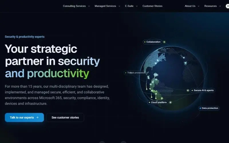 Synergy Advisors website